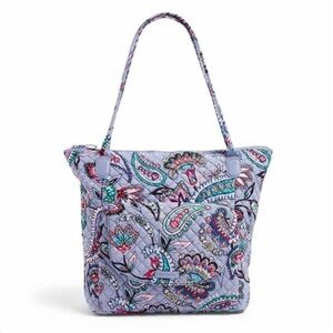 NWT Vera Bradley Carson North South cotton Large Tote Bag in Makani Paisley